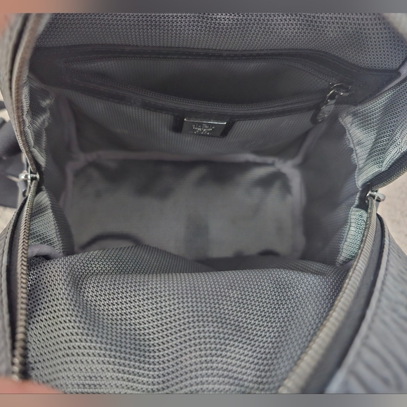 Authentic MCM Black Logo Backpack - Picture 10 of 15